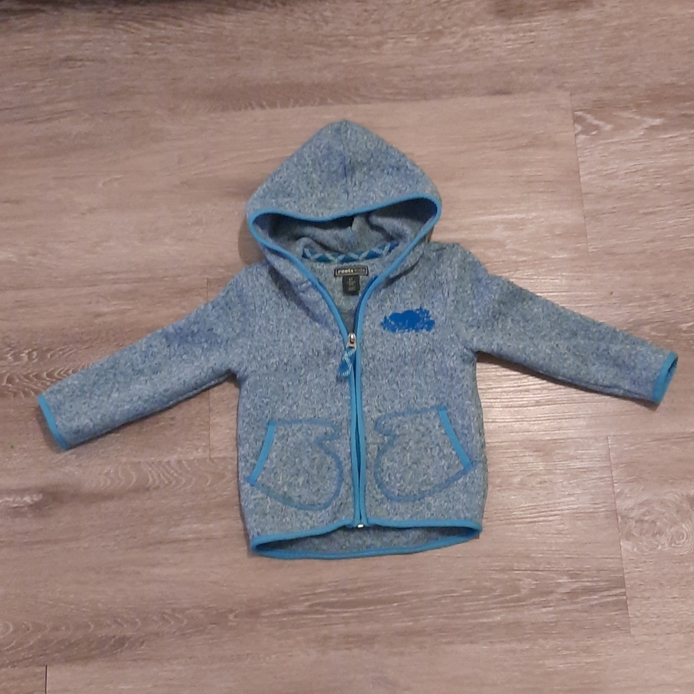 Roots Boys Zip Up Sweater